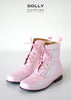 DOLLY Classic Doll Boot in pink glitter