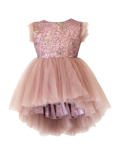 DOLLY - Drama Dress dusty pink