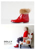 DOLLY Classic Doll Boot in red