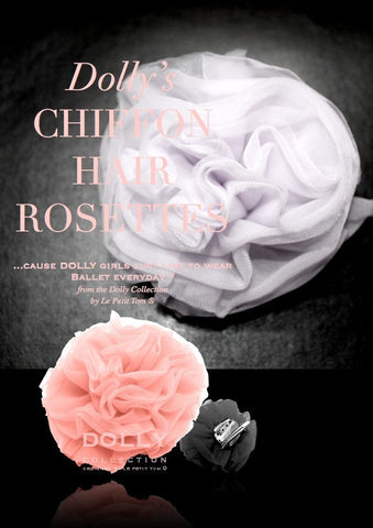 DOLLY Chiffon hair rosette