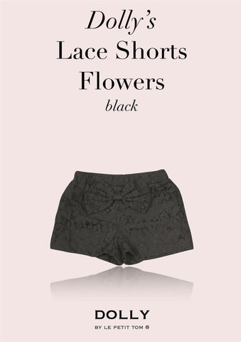 DOLLY Lace shorts in black