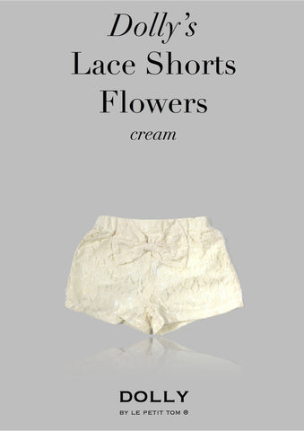 DOLLY Lace shorts in cream