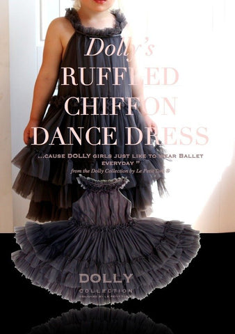 DOLLY - Ruffled Chiffon Dance Dress